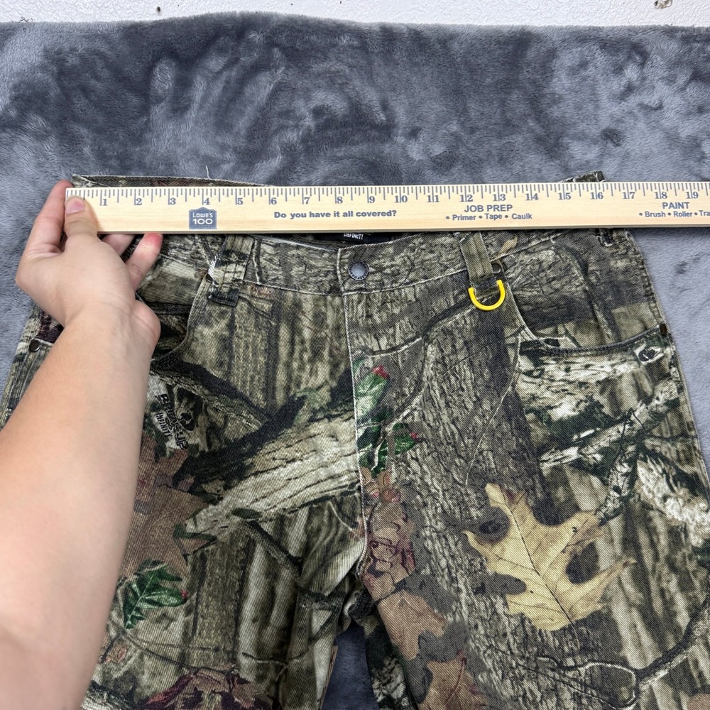 Mossy Oak Pants Mens 36x32 Green Camo Break-Up Infinity Cotton Hunting Trousers - Picture 5 of 8